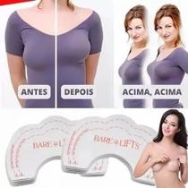 Bare Lifts Fita Levanta Seio Invisível - 10 Pares Adesivo de Alta Aderência para Decote Profundo Bare Lifts Fita Levanta Seio Invisível - 10 Pares Adesivo de Alta Aderência para Decote Profundo