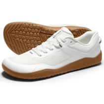 Barefoot Shoes AIRHAS Zero Drop Anatomical Toe Box Masculino Branco Barefoot Shoes AIRHAS Zero Drop Anatomical Toe Box Masculino Branco