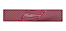 Barmat Budweiser 50x10cm 01 Unidade - Tapete De Borracha Barmat Budweiser 50x10cm 01 Unidade - Tapete De Borracha
