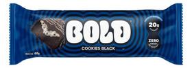 Barra 20g De Proteína Bold Cookies Black 60g Sem Açúcar