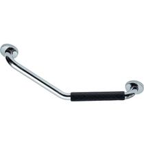 Barra Alça Apoio 25X25Cm Angular Antiderrapante Borracha Anti Queda Idoso Acessibilidade Criança Banheiro Box Segurança