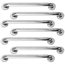 Barra Alça Apoio 50Cm Aço Inox Kit 7 Uni Gestante Idoso Cadeirante PCD Box Banheiro Segurança Suporte Evita Quedas Acidente Acessibilidade Comobidade Barra Alça Apoio 50Cm Aço Inox Kit 7 Uni Gestante Idoso Cadeirante PCD Box Banheiro Segurança Suporte Evita Quedas Acidente Acessibilidade Comobidade
