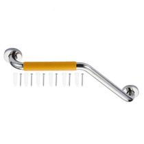 Barra Alça Apoio Angular 25X25cm Borracha Antiderrapante Idoso Pcd Acessibilidade Banheiro Box Corrimao Segurança Barra Alça Apoio Angular 25X25cm Borracha Antiderrapante Idoso Pcd Acessibilidade Banheiro Box Corrimao Segurança