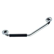 Barra Alça Apoio Angular Borracha Silicone Preto 25X25cm Banheiro Idoso Gestante Criança Suporte Anti Queda Segurança Barra Alça Apoio Angular Borracha Silicone Preto 25X25cm Banheiro Idoso Gestante Criança Suporte Anti Queda Segurança