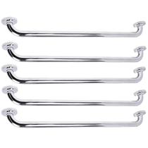 Barra Alça Apoio Corrimao 70cm Kit 5 Uni Suporte Acessibilidade Idoso Gestante Criança Cadeirante