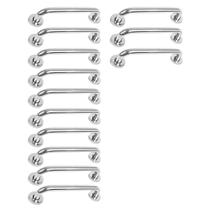 Barra Alça Apoio Inox 40cm Kit 13 Und Banheiro Deficiente Acessibilidade Idoso Cadeirante Gravida