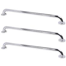 Barra Alça de Apoio 70 cm Kit 3 Uni Suporte Idoso Gestante Segurança Corrimao Cadeirante Criança