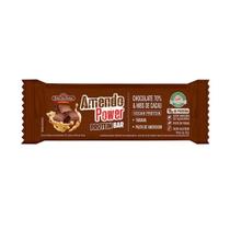 Barra amendo power protein bar chocolate 70% e nibs de cacau Da Colônia 50g