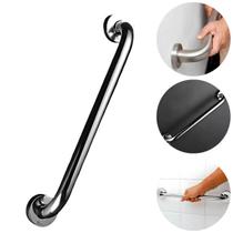 Barra Apoio Reta 80cm Barra Para Banheiro Alça Suporte Anti Queda Idoso Gestante Crianças Corrimão Segurança PCD