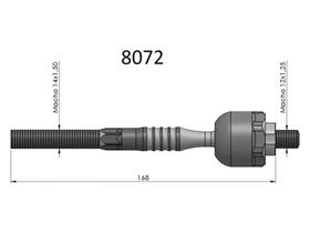 Barra Axial Civic 1991 A 2000 Bortec