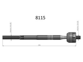 Barra Axial Clio Kango Osymbol Bortec