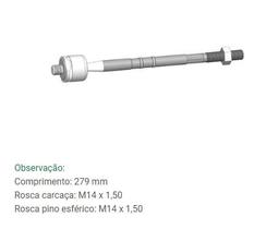 Barra Axial de Direção Celta Corsa Corsa Classic Prisma Tigra 1994 em diante Bortec BA 8070 Barra Axial de Direção Celta Corsa Corsa Classic Prisma Tigra 1994 em diante Bortec BA 8070