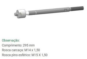 Barra Axial de Direção Hillux SW4 Pick up 2005 em diante Bortec BA 8285