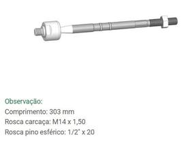 Barra Axial de Direção Ka 1997 Até 2007 Bortec BA 8239 Barra Axial de Direção Ka 1997 Até 2007 Bortec BA 8239