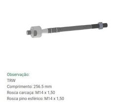 Barra Axial de Direção Tempra 1994 Bortec BA 8087