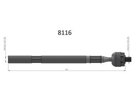 Barra Axial Hoggar 2010 A 2014 206 Sw