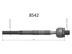 Barra Axial Novo Uno Nova Fiorino Smi Koyo Jtekt Bortec