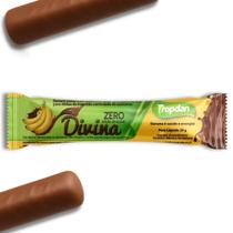 Barra Banana Leite Divina Zero Açúcar Tropdan 28g