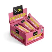 Barra BiO2 Protein Crunchy Morango com Cobertura de Hibisco 9x50g Barra BiO2 Protein Crunchy Morango com Cobertura de Hibisco 9x50g