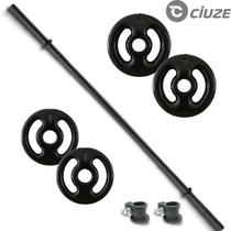 Barra Body Pump 1.30m Com 6 Kg Anilhas Treino Em Casa Ciuze