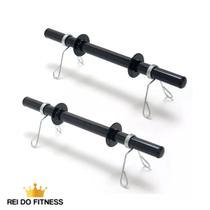 Barra Body Pump Com Protetor E Presilhas Musculação