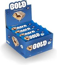 Barra BOLD Cookies and Cream Caixa 12un 20g Proteína Sabor Cremoso