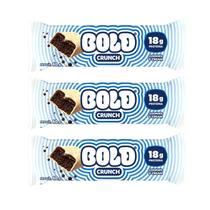 Barra Bold Crunch 18g de Proteína Cookies & Cream 3 Unidades 60g