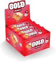 Barra BOLD Crunch Morango e Chantilly Caixa 12un 15g Proteína Cremosa