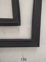Barra BORRACHA / GAXETA - barra-2m-P001 - cor preto padrao