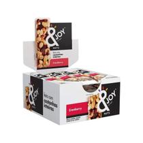 Barra cereal mixed nuts &joy agtal cranberry caixa 12 x 30g