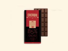 Barra chocolate 80g 85% cacau