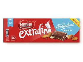 Barra Chocolate Ao Leite E Amêndoas Nestlé Extrafino 270G