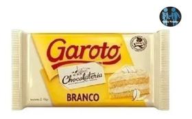 Barra Chocolate Branco Garoto Cobertura 2,1kg