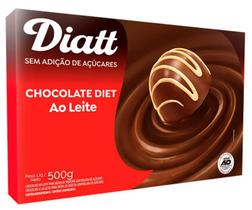 Barra Chocolate Diet ao Leite 500g - Diatt Barra Chocolate Diet ao Leite 500g - Diatt