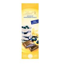 Barra Chocolate Lindt sabor Iogurte Mirtilo e Baunilha 100g