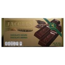 Barra Chocolate Premium Belga Amargo Jacques 200 Gramas