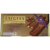Barra Chocolate Premium Belga Aoleite C/avelã Jacques 200 Gr