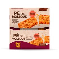 Barra Crocante de Amendoim Pé de Moleque Caramelo Salgado 16un de 20g - Banana Brasil