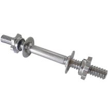 Barra Cromada Maciça 40cm com Rosca e Aro Oneal