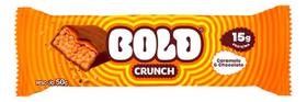Barra Crunch Caramelo Chocolate 50g Bold 15g de Proteina