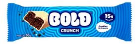 Barra Crunch Cookies e Cream 50g Bold 15g de Proteina