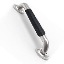 Barra de Apoio 30cm Inox Superficie Antiderrapante Gestante Idoso Cadeirante Criança Banheiro Box Corrimao Escada Segurança Proteçao Resistente Acessi Barra de Apoio 30cm Inox Superficie Antiderrapante Gestante Idoso Cadeirante Criança Banheiro Box Corrimao Escada Segurança Proteçao Resistente Acessi