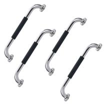 Barra de Apoio 30cm Inox Suporte Antiderrapante Casa Banheiro Box Kit 4 unidades Idoso Cadeirante Gestante Criança Segurança Proteçao Acessibilidade