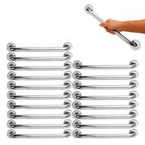 Barra de Apoio 40cm Kit 18 Uni Suporte Idoso Corrimao Amputado Deficiente Banheiro Segurança Acessibilidade Barra de Apoio 40cm Kit 18 Uni Suporte Idoso Corrimao Amputado Deficiente Banheiro Segurança Acessibilidade