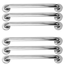 Barra de Apoio 40cm Kit 6 Uni Idoso Deficiente Amputado Suporte Banheiro Box Segurança Acessibilidade Alça Corrimao Barra de Apoio 40cm Kit 6 Uni Idoso Deficiente Amputado Suporte Banheiro Box Segurança Acessibilidade Alça Corrimao