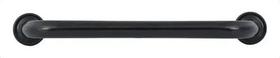 Barra de Apoio 45cm Sicmol Aluminio Reta - Preta 18132 Barra de Apoio 45cm Sicmol Aluminio Reta - Preta 18132