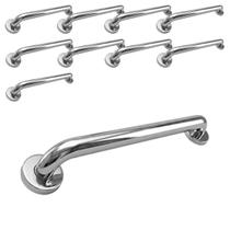 Barra de Apoio 50cm Inox Kit 9 Uni Idoso Suporte Deficiente Box Segurança Corrimao Banheiro Gestante Barra de Apoio 50cm Inox Kit 9 Uni Idoso Suporte Deficiente Box Segurança Corrimao Banheiro Gestante