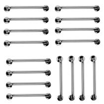 Barra de Apoio 60cm Inox Kit 18 Unidades Acessivel Idoso Gestante Deficiente Banheiro Segurança Box Corrimao Suporte Barra de Apoio 60cm Inox Kit 18 Unidades Acessivel Idoso Gestante Deficiente Banheiro Segurança Box Corrimao Suporte