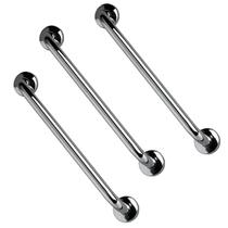 Barra de Apoio 60cm Inox Kit 3 unidades Idoso Banheiro Box Deficiente Cadeirante Acessibilidade Suporte Escada Corrimao Segurança Resistente Barra de Apoio 60cm Inox Kit 3 unidades Idoso Banheiro Box Deficiente Cadeirante Acessibilidade Suporte Escada Corrimao Segurança Resistente