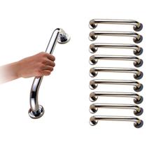 Barra de Apoio 60cm Kit 11 Inox Banheiro Idoso Gestante Deficiente Amputado Suporte Segurança Acessibilidade